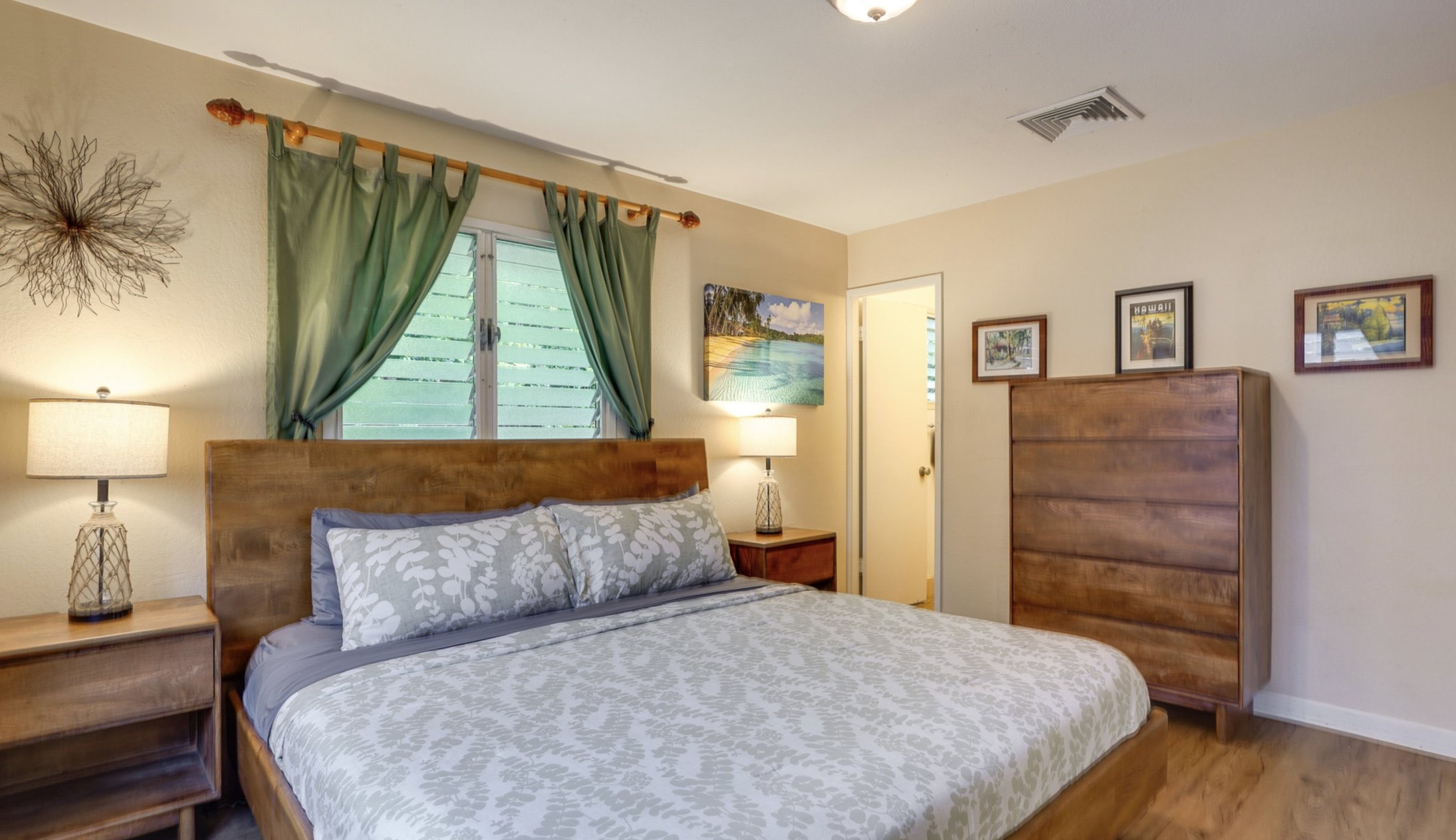 The master bedroom
